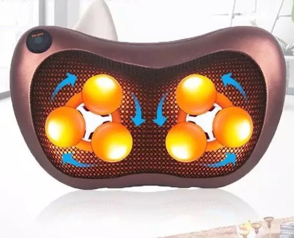 Neck Massager Home Car Neck Cervical Massage Electric Multifunctional Massage Pillow Waist Back Relaxation Device | Luxury Home Accessories | Heulog Glow