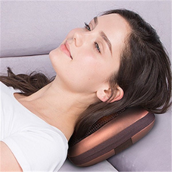 Neck Massager Home Car Neck Cervical Massage Electric Multifunctional Massage Pillow Waist Back Relaxation Device | Luxury Home Accessories | Heulog Glow