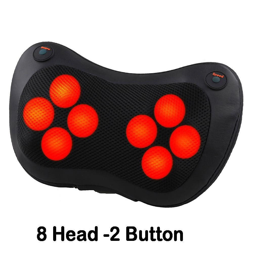 Neck Massager Home Car Neck Cervical Massage Electric Multifunctional Massage Pillow Waist Back Relaxation Device | Luxury Home Accessories | Heulog Glow