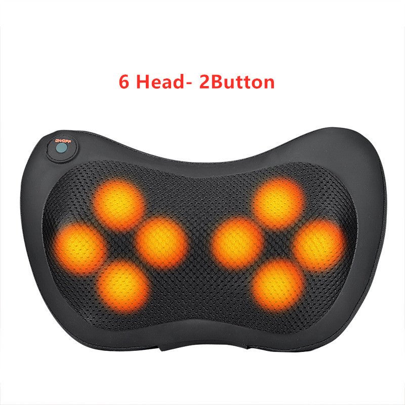 Neck Massager Home Car Neck Cervical Massage Electric Multifunctional Massage Pillow Waist Back Relaxation Device | Luxury Home Accessories | Heulog Glow