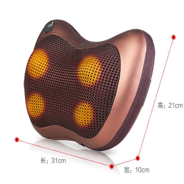 Neck Massager Home Car Neck Cervical Massage Electric Multifunctional Massage Pillow Waist Back Relaxation Device | Luxury Home Accessories | Heulog Glow