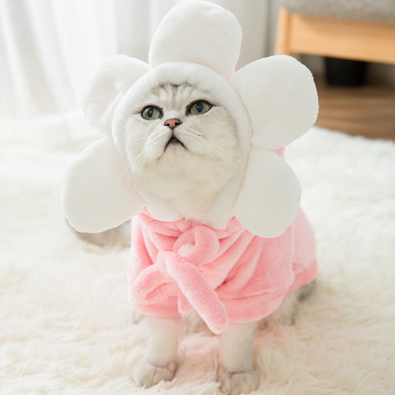Net red cat disguise small milk cat hairless cat kitten four legged clothes cute cat pet English short autumn winter clothes | Luxury Home Accessories | Heulog Glow
