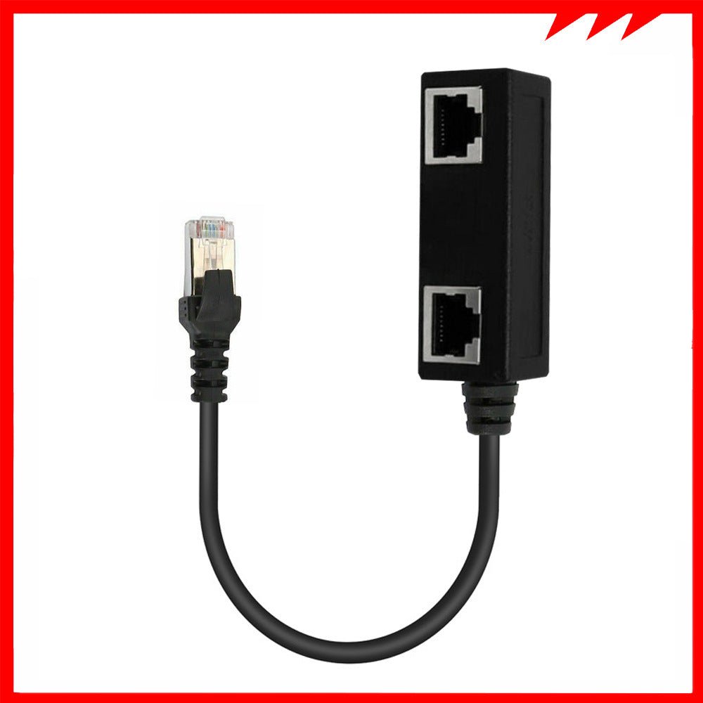 Network Cable Adapter Cable Connecting Line One Male 3 Bus CATE 6 Line | Luxury Home Accessories | Heulog Glow