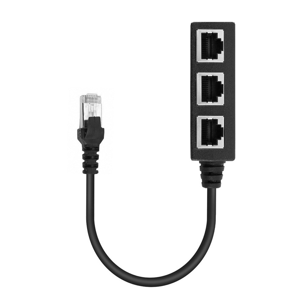 Network Cable Adapter Cable Connecting Line One Male 3 Bus CATE 6 Line | Luxury Home Accessories | Heulog Glow