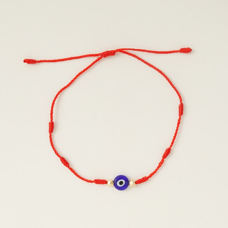 New 7-knot Evil Eye Bracelet 6 Pack Blue Eye Paper Card Bracelet Braided Adjustable Bracelet | Luxury Home Accessories | Heulog Glow