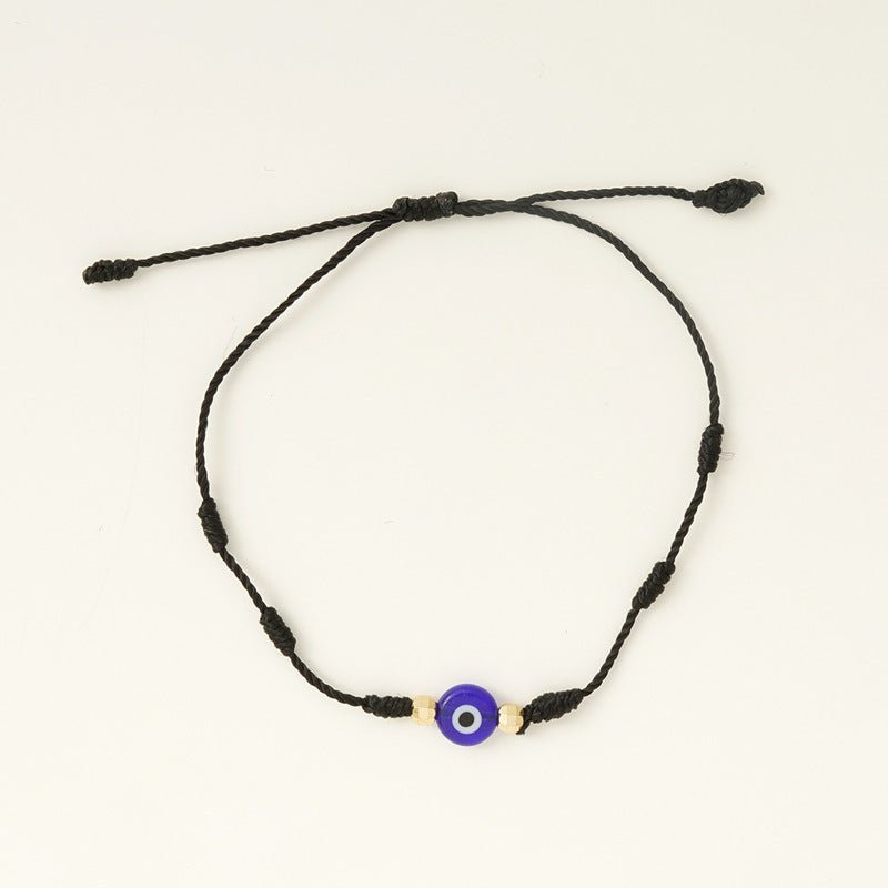 New 7-knot Evil Eye Bracelet 6 Pack Blue Eye Paper Card Bracelet Braided Adjustable Bracelet | Luxury Home Accessories | Heulog Glow