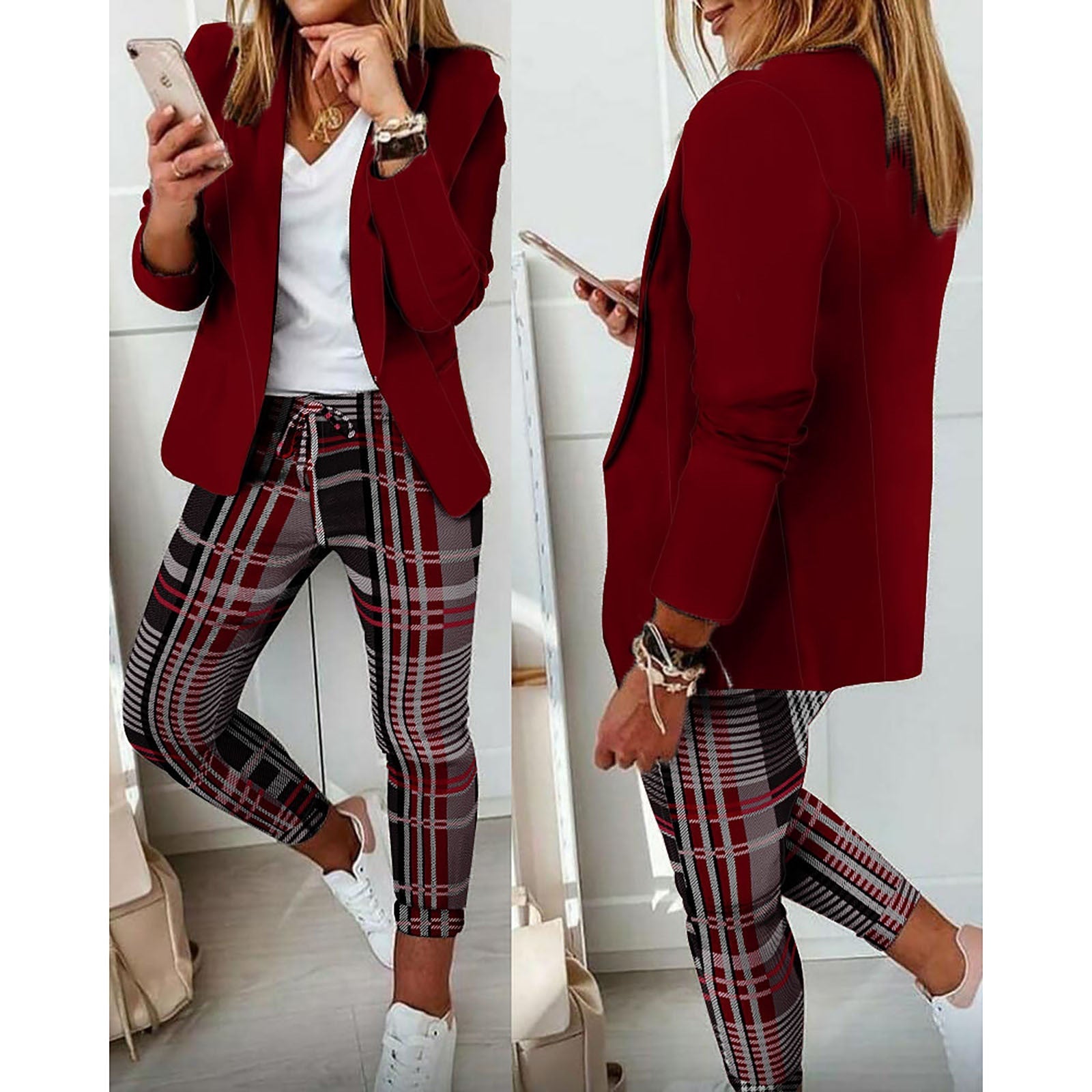 New Casual Fashion Suit Small Suit Women's Suit | Luxury Home Accessories | Heulog Glow