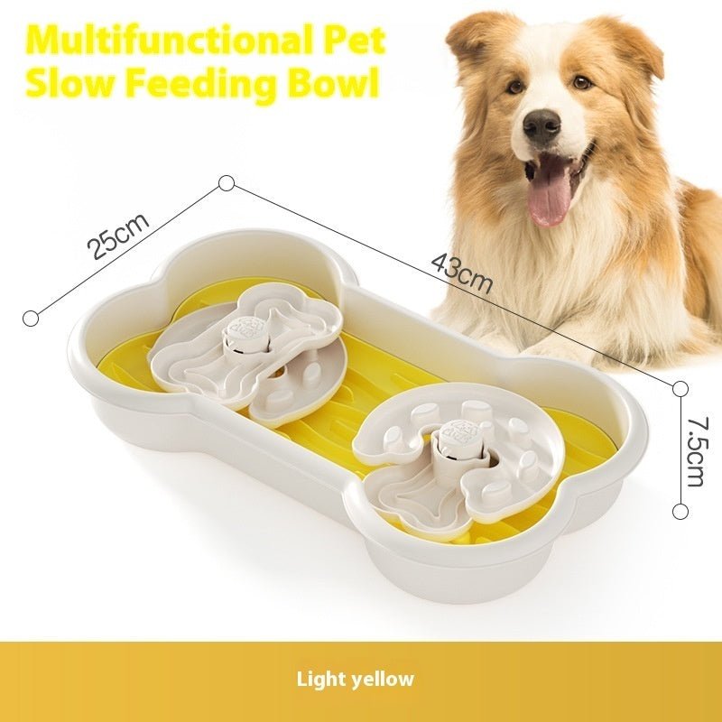 New Dog Educational Toys Slow Food Plate Anti-Chye Pet Bowl Pet Supplies | Luxury Home Accessories | Heulog Glow