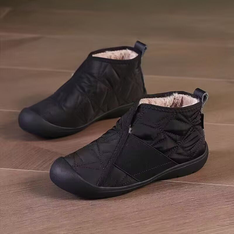 New Flat Snow Boots Winter Warm Non-slip Cotton Shoes Fashion Casual Waterproof Plush Ankle Boots | Luxury Home Accessories | Heulog Glow