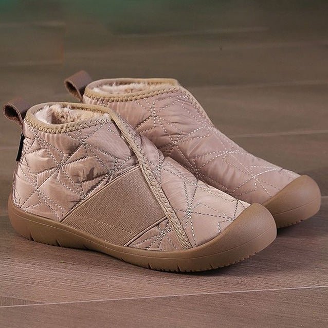 New Flat Snow Boots Winter Warm Non-slip Cotton Shoes Fashion Casual Waterproof Plush Ankle Boots | Luxury Home Accessories | Heulog Glow