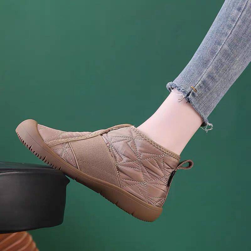 New Flat Snow Boots Winter Warm Non-slip Cotton Shoes Fashion Casual Waterproof Plush Ankle Boots | Luxury Home Accessories | Heulog Glow