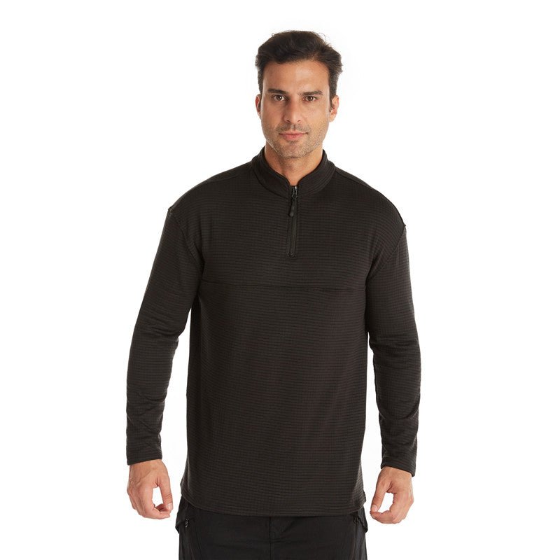 New Fleece Stand Collar Zipper Solid Pullover Shirt | Luxury Home Accessories | Heulog Glow