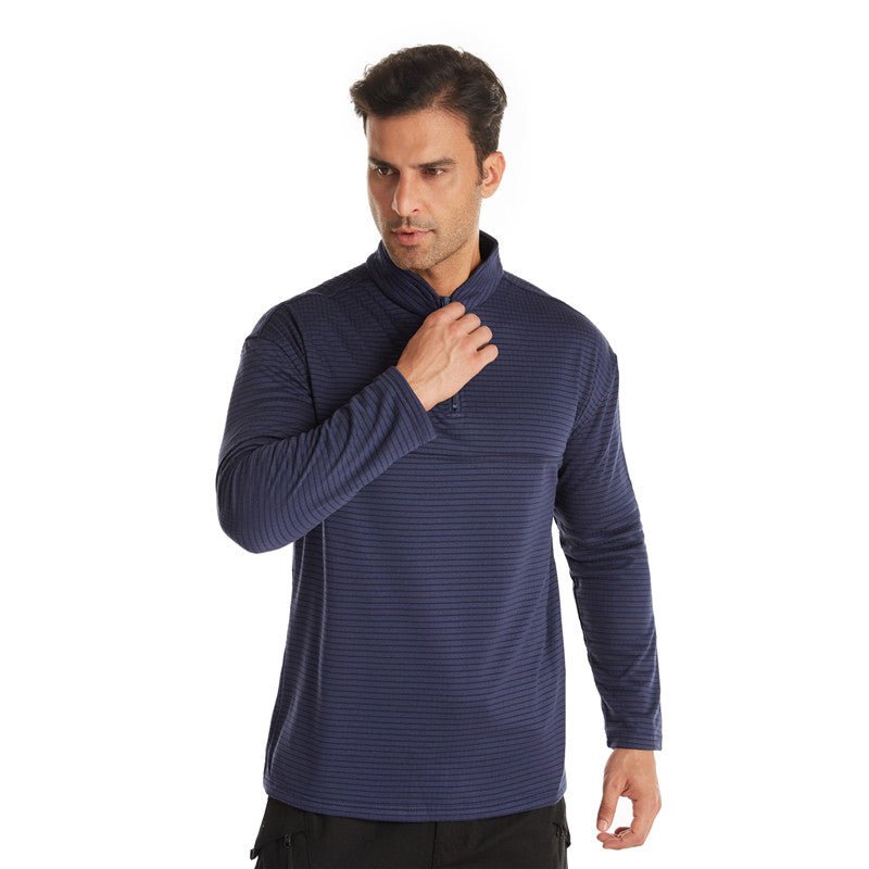 New Fleece Stand Collar Zipper Solid Pullover Shirt | Luxury Home Accessories | Heulog Glow