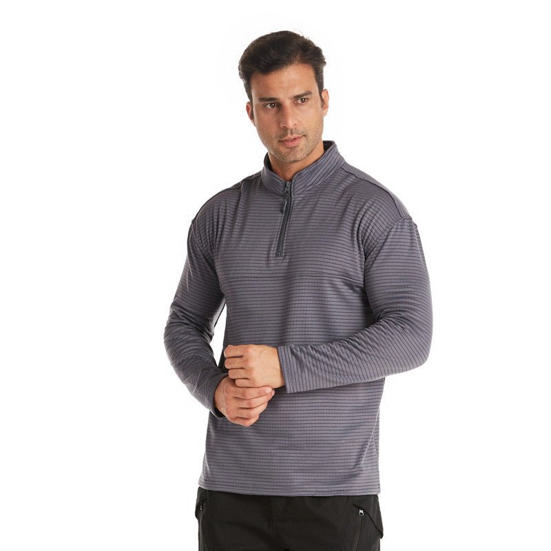New Fleece Stand Collar Zipper Solid Pullover Shirt | Luxury Home Accessories | Heulog Glow
