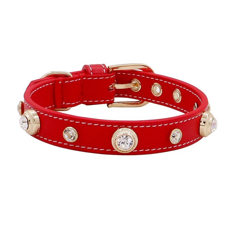 New Hot Sell Leather Pet Collar Multicolor | Luxury Home Accessories | Heulog Glow