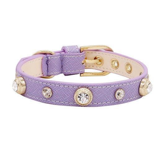 New Hot Sell Leather Pet Collar Multicolor | Luxury Home Accessories | Heulog Glow