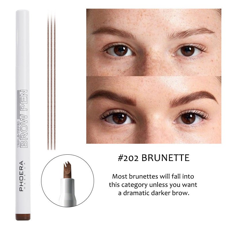 New Long Lasting Ultra-Fine Four-Comb Eyebrow Pencil | Luxury Home Accessories | Heulog Glow