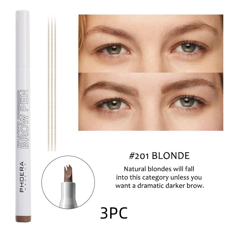 New Long Lasting Ultra-Fine Four-Comb Eyebrow Pencil | Luxury Home Accessories | Heulog Glow