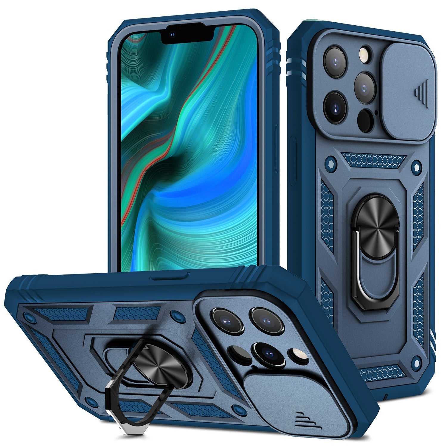 New Magnetic Mobile Phone Case With Sliding Window Bracket | Luxury Home Accessories | Heulog Glow