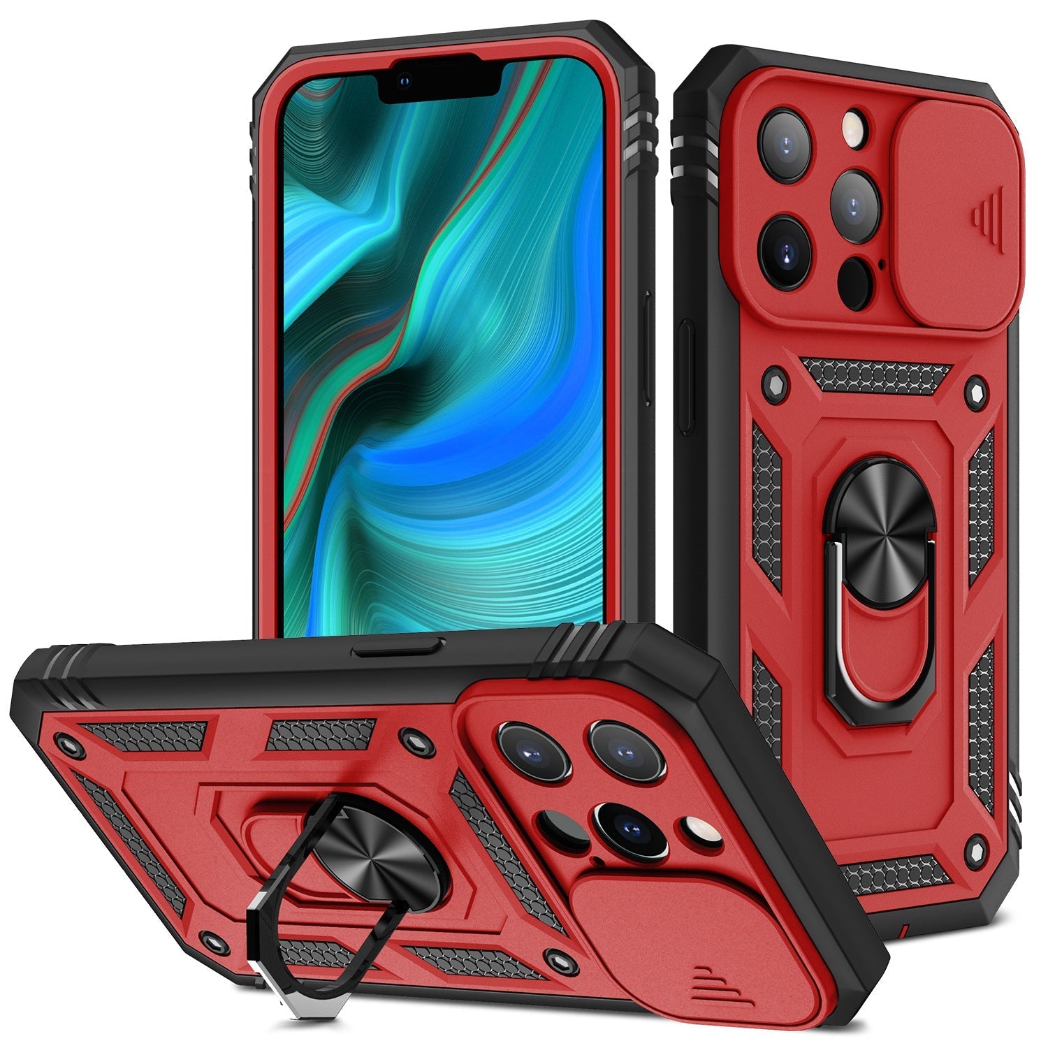New Magnetic Mobile Phone Case With Sliding Window Bracket | Luxury Home Accessories | Heulog Glow