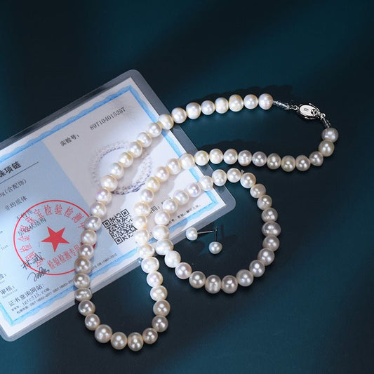 New Natural Freshwater Pearl Necklace Gift | Luxury Home Accessories | Heulog Glow