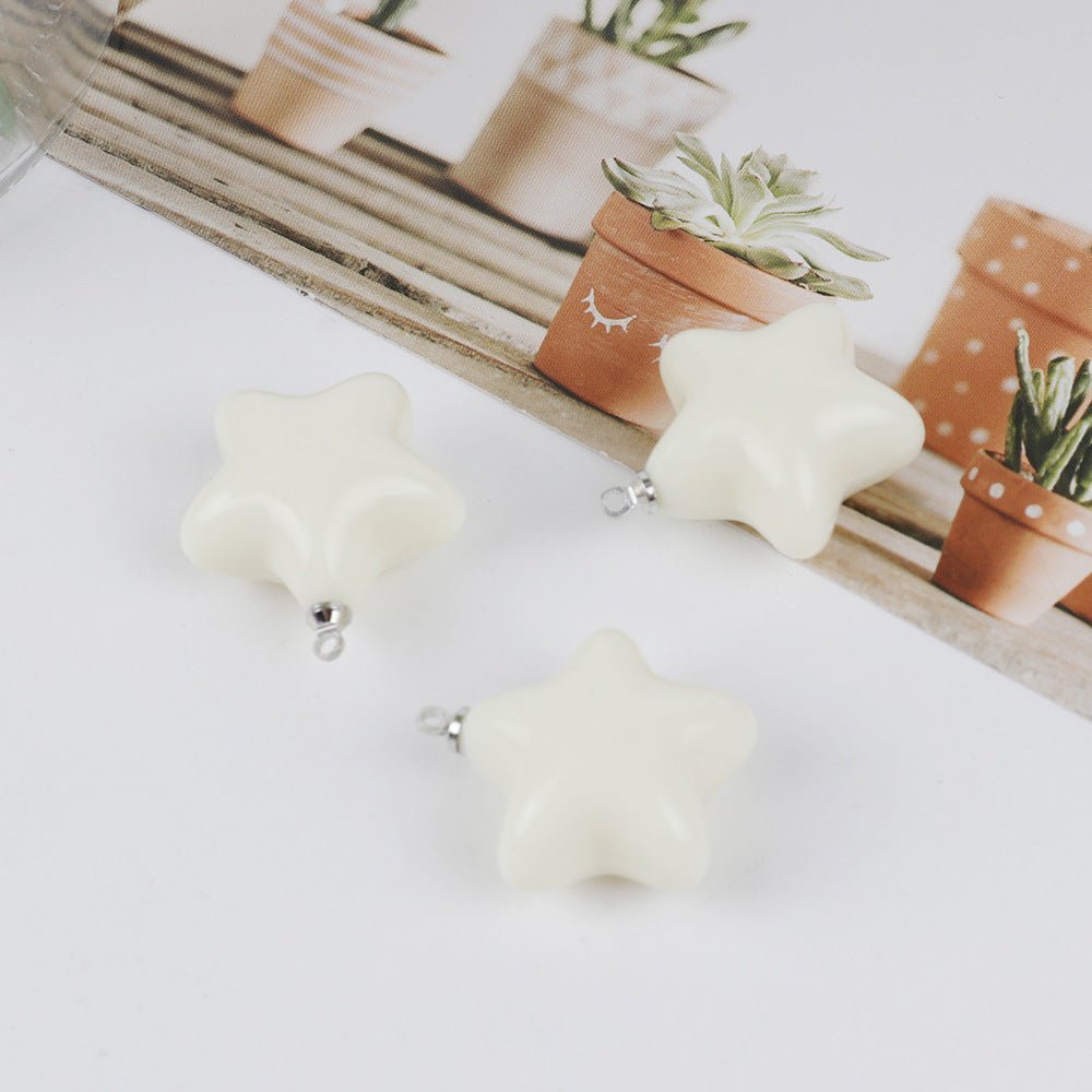 New Pendant Cream Epoxy Beads Keychain Accessories | Luxury Home Accessories | Heulog Glow