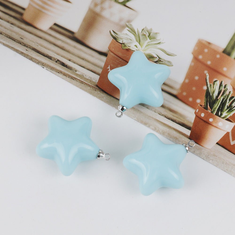 New Pendant Cream Epoxy Beads Keychain Accessories | Luxury Home Accessories | Heulog Glow