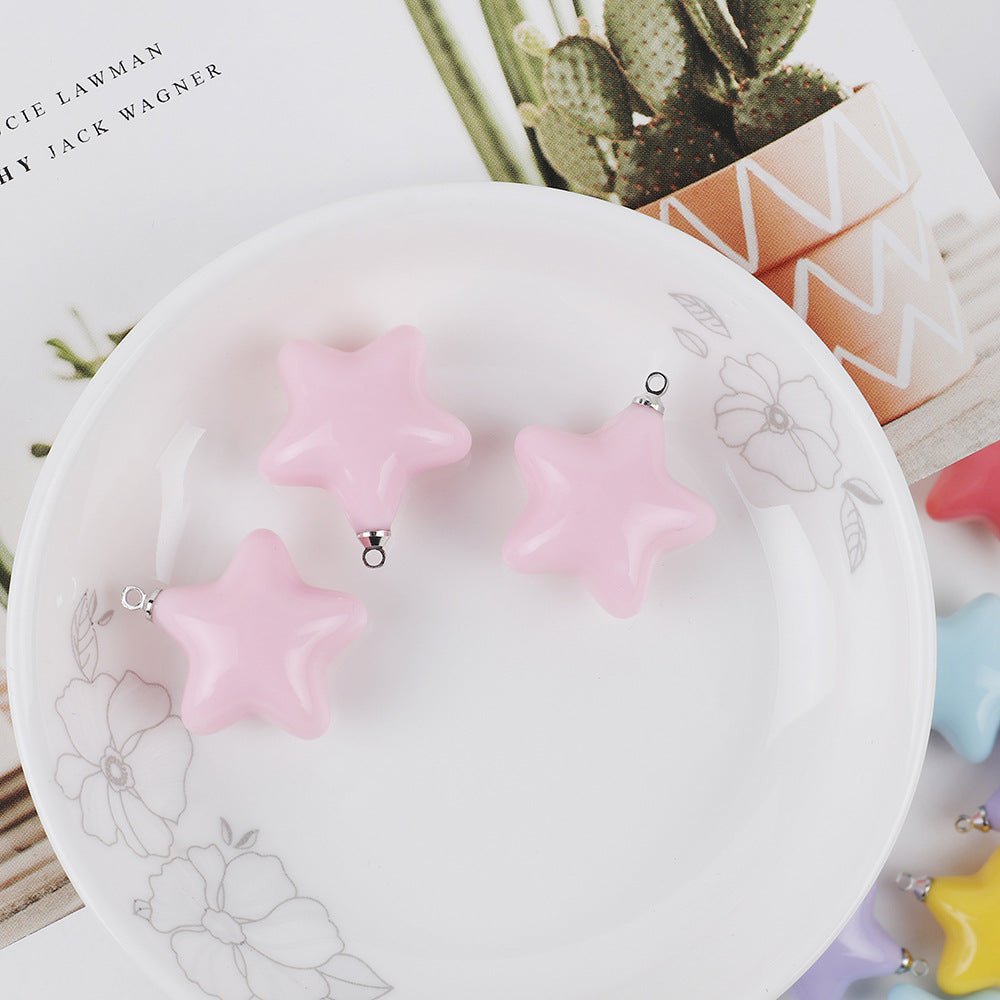 New Pendant Cream Epoxy Beads Keychain Accessories | Luxury Home Accessories | Heulog Glow