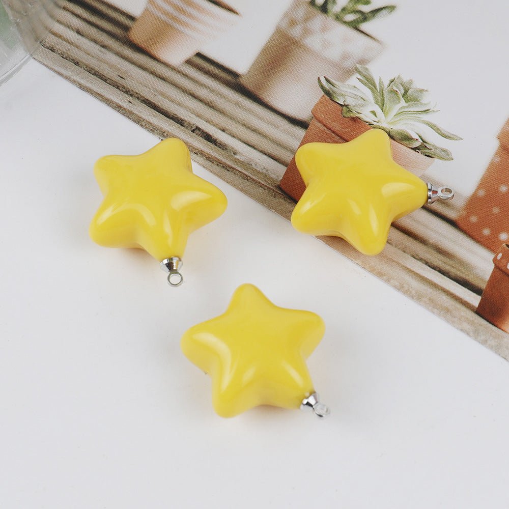 New Pendant Cream Epoxy Beads Keychain Accessories | Luxury Home Accessories | Heulog Glow