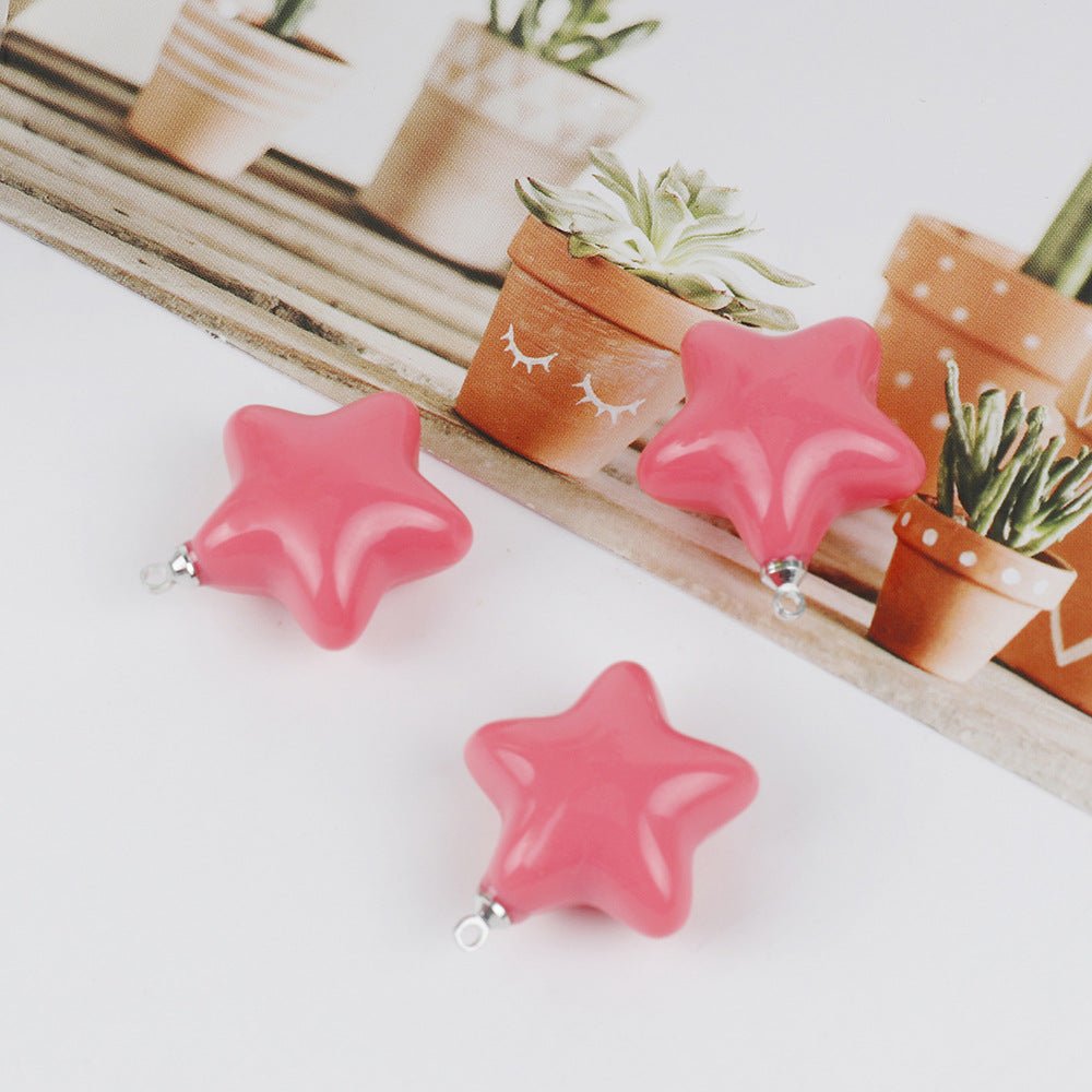 New Pendant Cream Epoxy Beads Keychain Accessories | Luxury Home Accessories | Heulog Glow