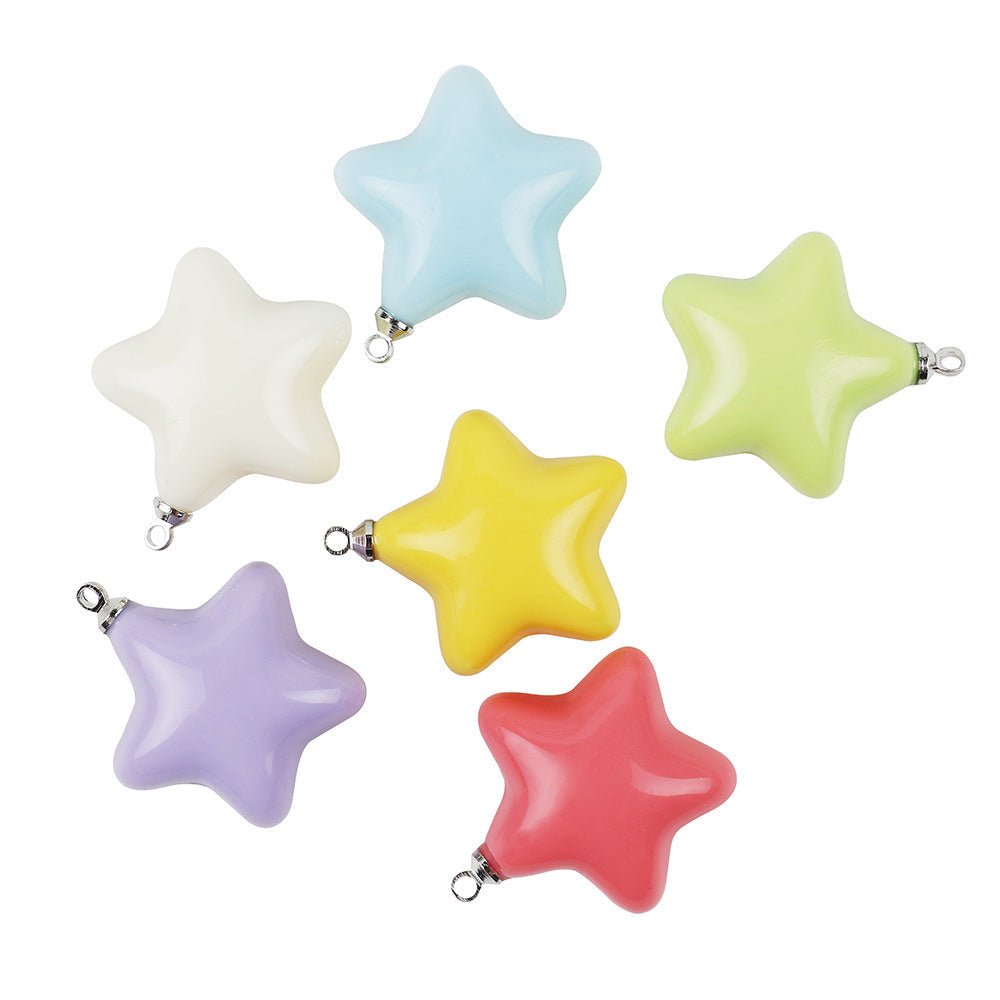 New Pendant Cream Epoxy Beads Keychain Accessories | Luxury Home Accessories | Heulog Glow