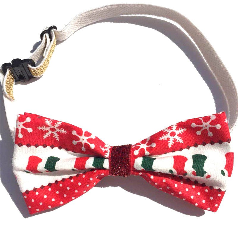 New Pet Christmas Ornament Hat Bow Tie | Luxury Home Accessories | Heulog Glow