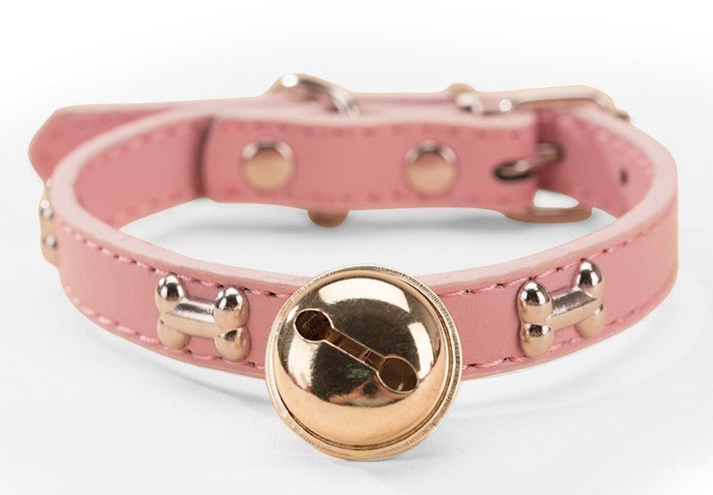 New Pet Claw Print Bone Alloy Bell Collar | Luxury Home Accessories | Heulog Glow
