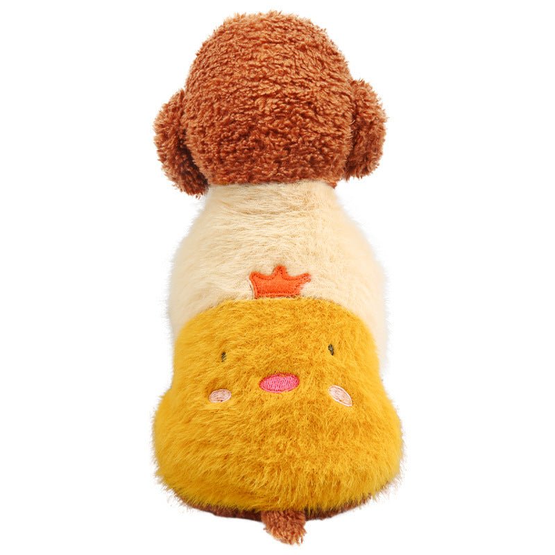New pet clothing plush animal crew neck sweater | Luxury Home Accessories | Heulog Glow