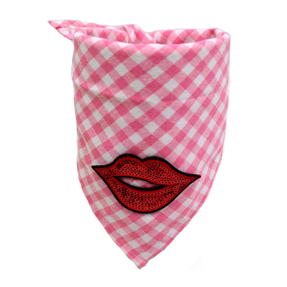 New Pet Dog Valentine's Day Triangle Towel | Luxury Home Accessories | Heulog Glow