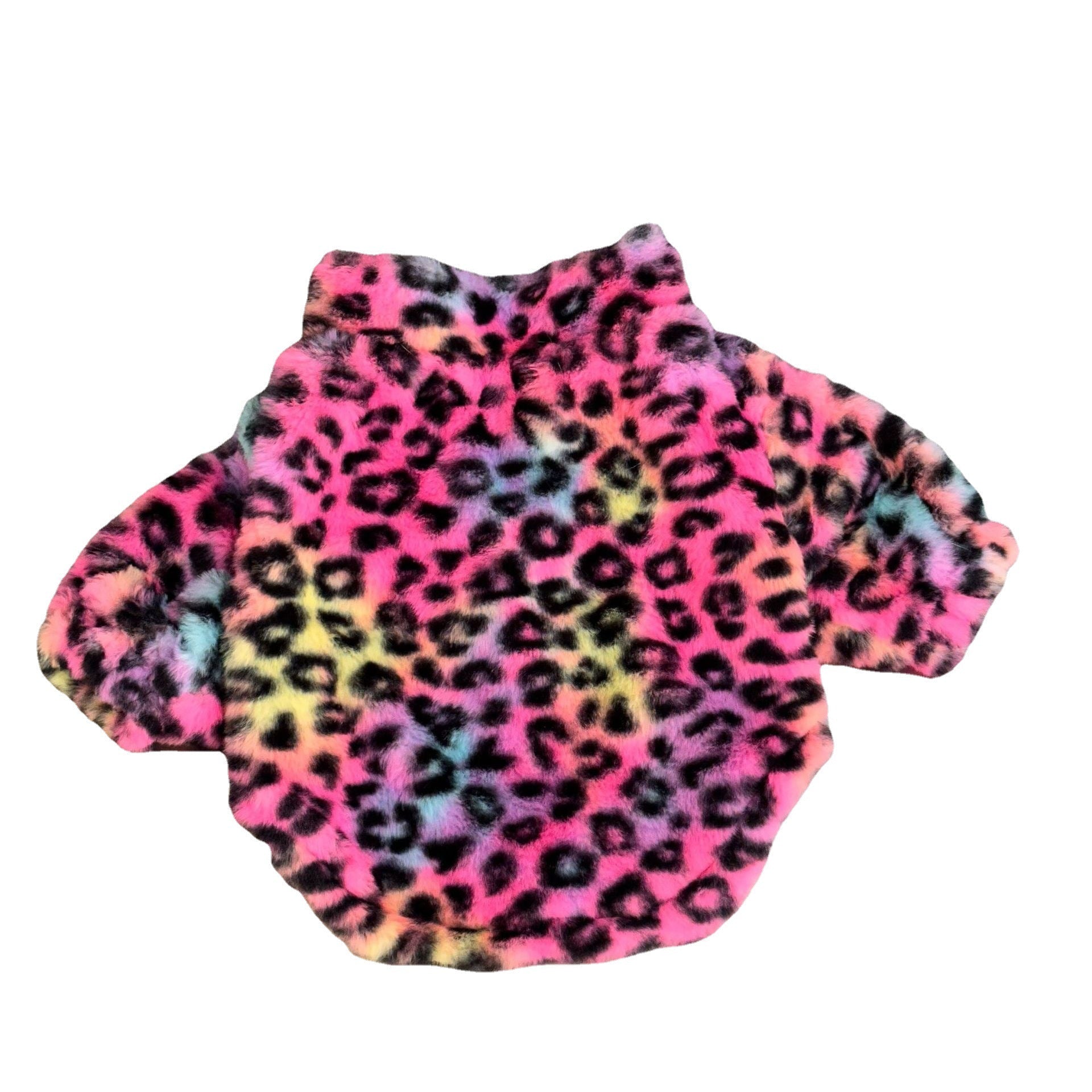 New Style Pet Clothes Colorful Leopard Print Velvet Coat | Luxury Home Accessories | Heulog Glow