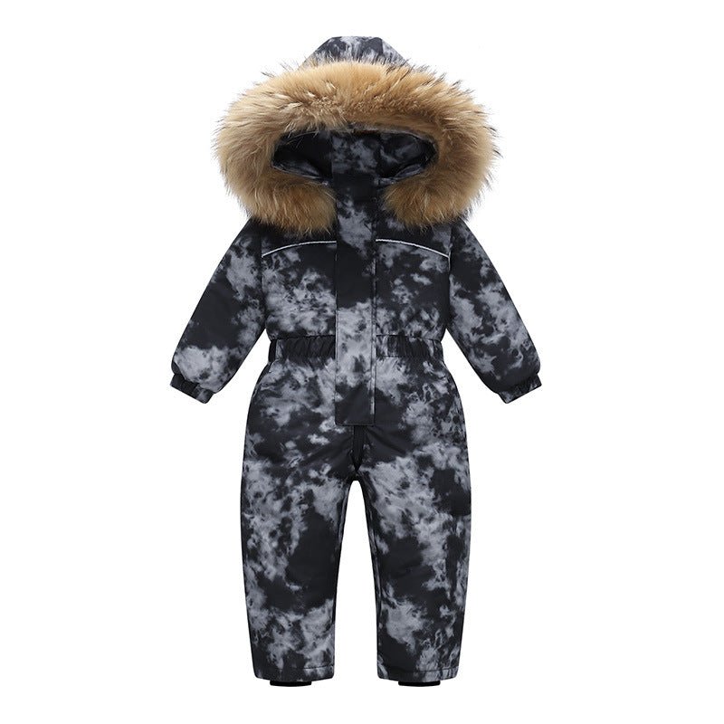 New-style Winter Down Jacket Thickened Children's One-piece Ski Suit | Luxury Home Accessories | Heulog Glow