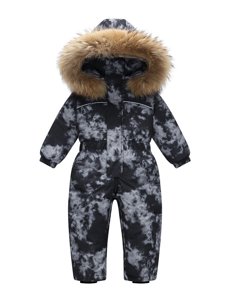 New-style Winter Down Jacket Thickened Children's One-piece Ski Suit | Luxury Home Accessories | Heulog Glow