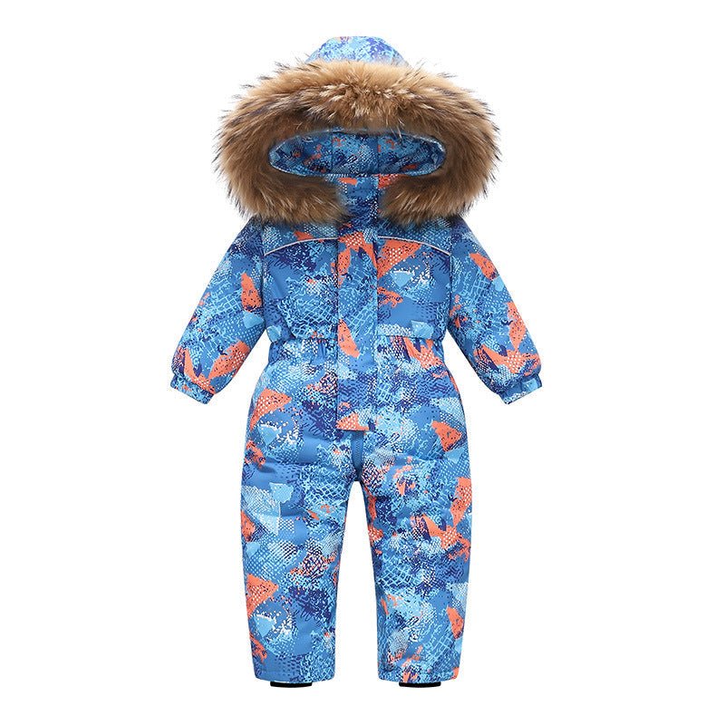 New-style Winter Down Jacket Thickened Children's One-piece Ski Suit | Luxury Home Accessories | Heulog Glow