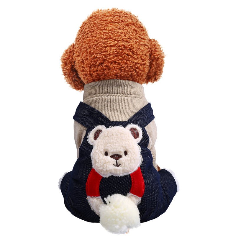New Warm Thick Cotton Padded Coat Hug Bear Four Legged Coat | Luxury Home Accessories | Heulog Glow