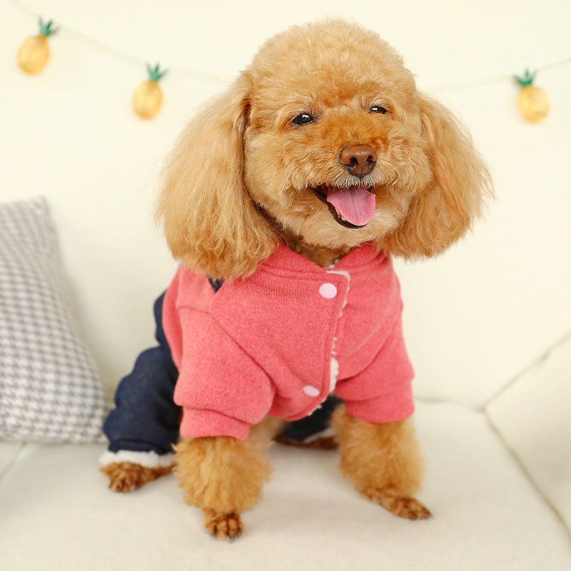 New Warm Thick Cotton Padded Coat Hug Bear Four Legged Coat | Luxury Home Accessories | Heulog Glow