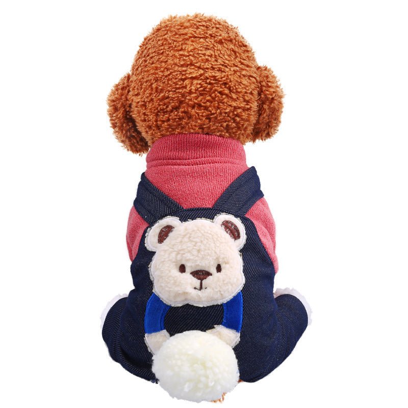 New Warm Thick Cotton Padded Coat Hug Bear Four Legged Coat | Luxury Home Accessories | Heulog Glow