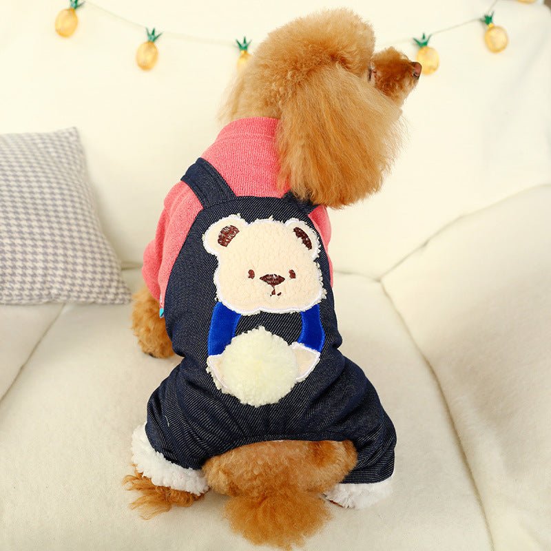New Warm Thick Cotton Padded Coat Hug Bear Four Legged Coat | Luxury Home Accessories | Heulog Glow