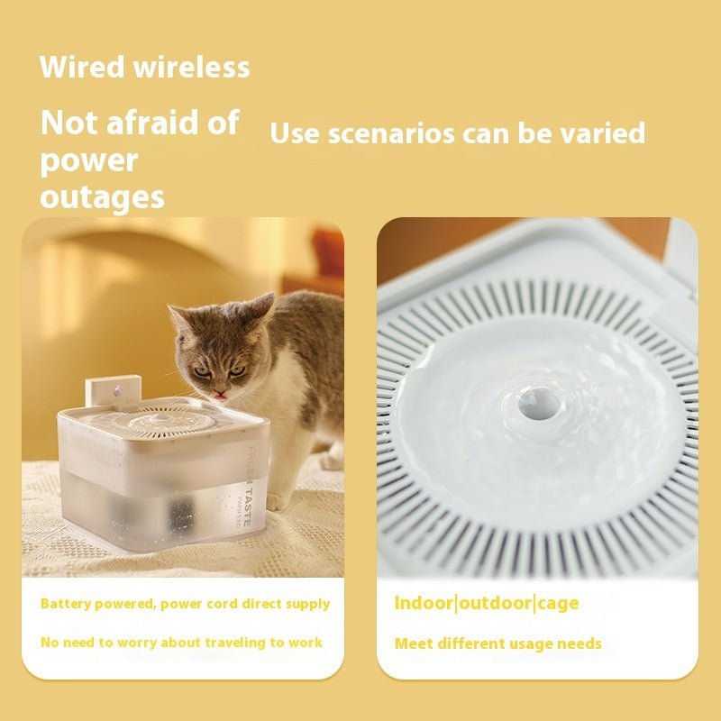 New Wireless Induction Pet Intelligent Water Dispenser | Luxury Home Accessories | Heulog Glow