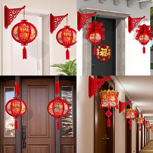 New Year Decorative Lantern Chinese New Year Pendant | Luxury Home Accessories | Heulog Glow