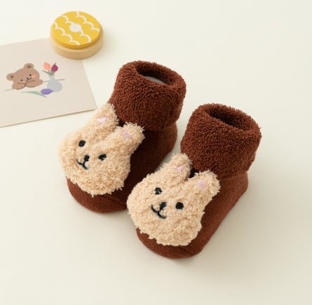 Newborn Baby Socks Terry Fleece-lined Thickened Autumn And Winter Style | Luxury Home Accessories | Heulog Glow