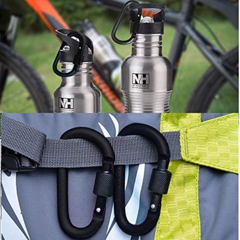 No. 8 Carabiner D Type Bold 8CM Aluminum Alloy | Luxury Home Accessories | Heulog Glow