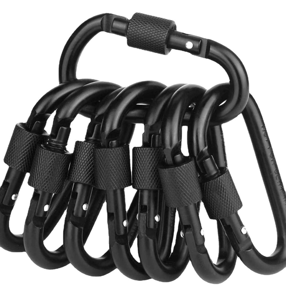 No. 8 Carabiner D Type Bold 8CM Aluminum Alloy | Luxury Home Accessories | Heulog Glow