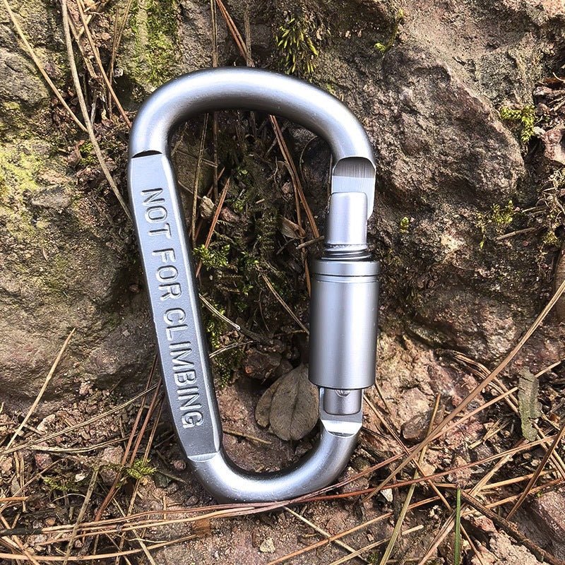 No. 8 Carabiner D Type Bold 8CM Aluminum Alloy | Luxury Home Accessories | Heulog Glow