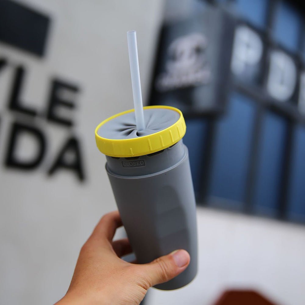 No Cover Twist Cup Travel Portable Cup Double Insulation Tumbler Straw Sippy Water Bottles Portable For Children Adults | Luxury Home Accessories | Heulog Glow